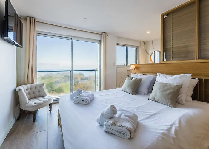 Daire Blue Uhaina Keyweek Sea View Downtown Biarritz