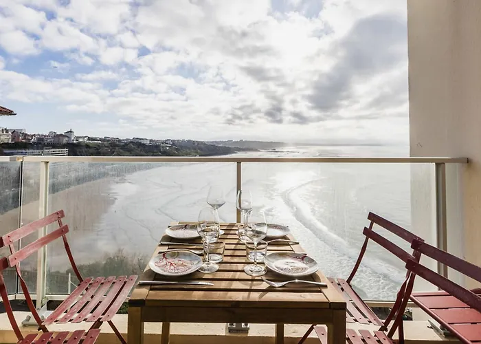 Blue Uhaina Keyweek Sea View Downtown Apartment Biarritz